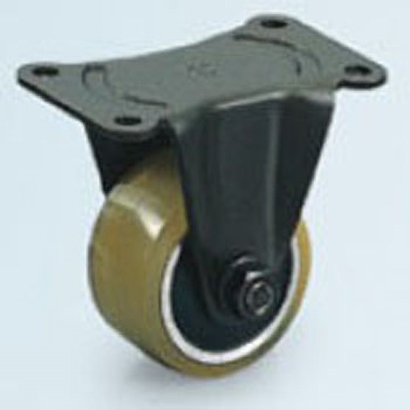 604HB2-PA ポリウレタン 固定型 栃木屋 単輪 車輪径50mm車輪幅28mm  604HB2-PA 5,328円