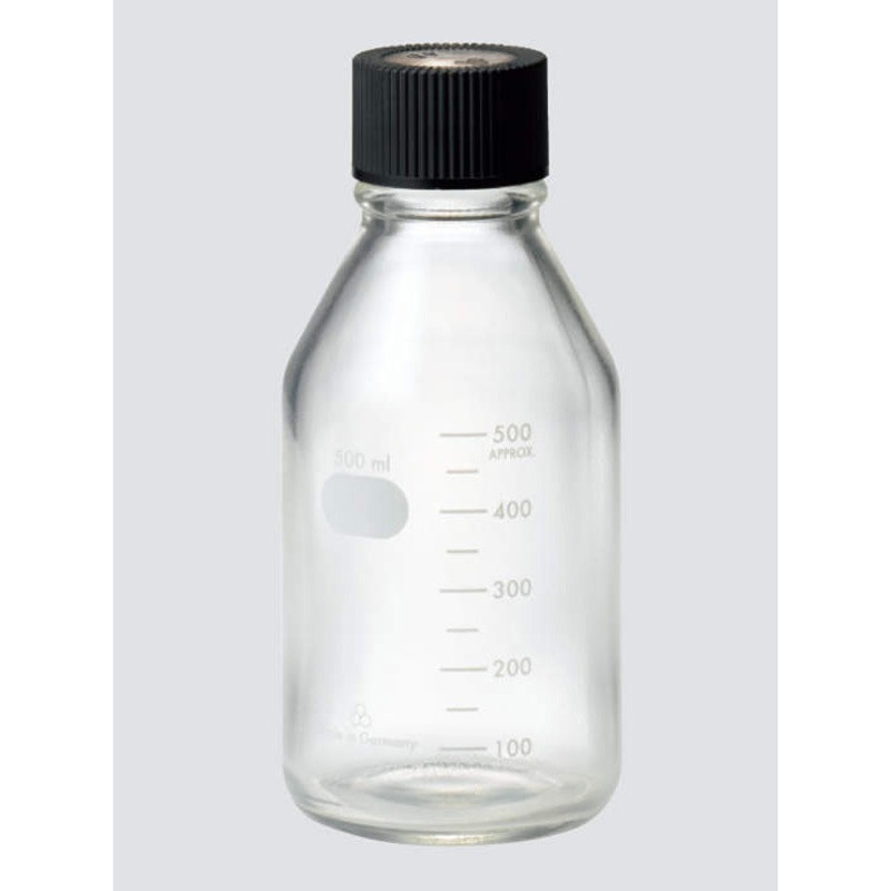 ETFEコート1000ml-38 SG(ガラス)ボトル 白 三商 1000mL  1個