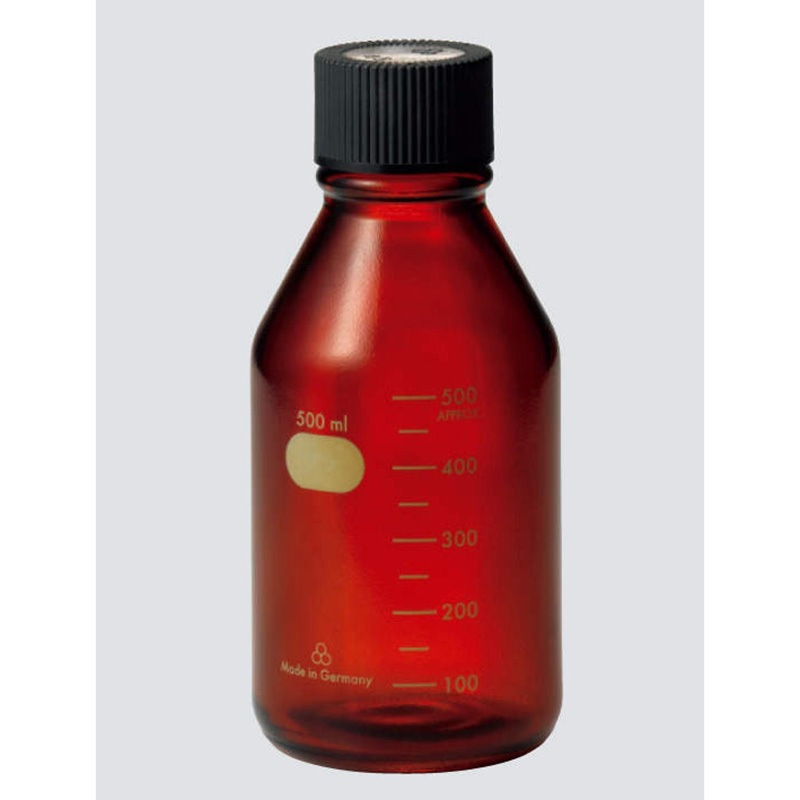 ETFEコート 300ml SG(ガラス)ボトル 茶 三商 300mL  1個
