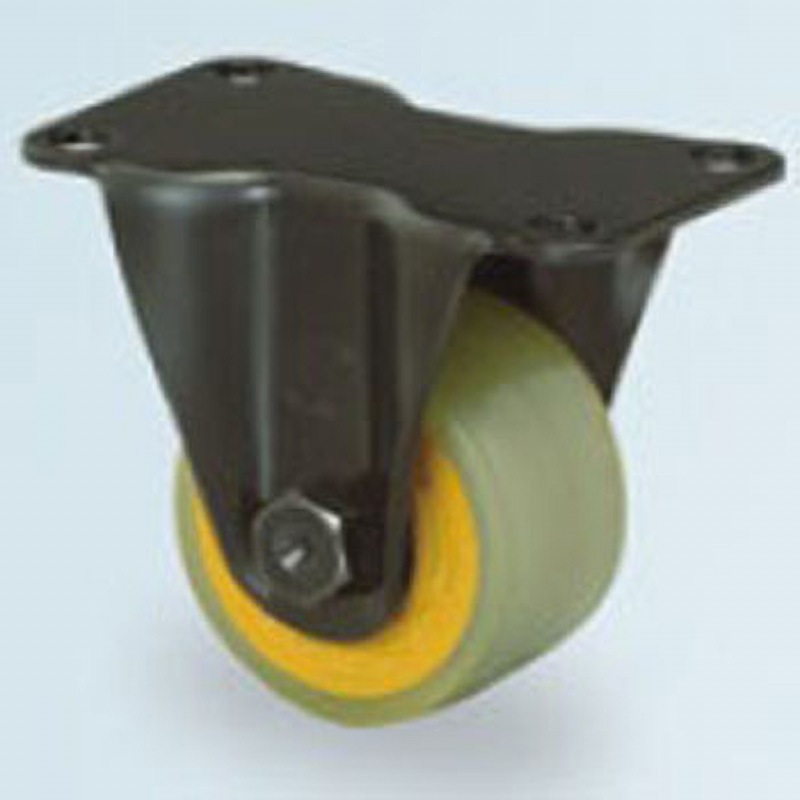 605HB-PA-O ローラーベアリング入り重量用固定型 栃木屋 単輪 車輪径65mm車輪幅38mm  605HB-PA-O