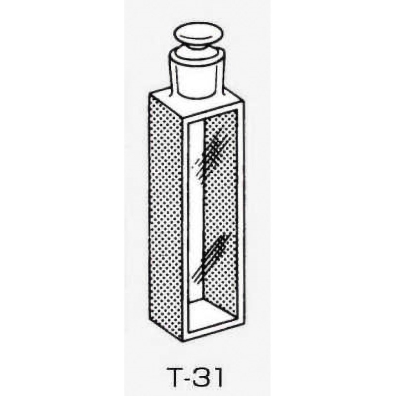 T-31-UV-10 分光光度計用石英セル 1個 三商 【通販モノタロウ】