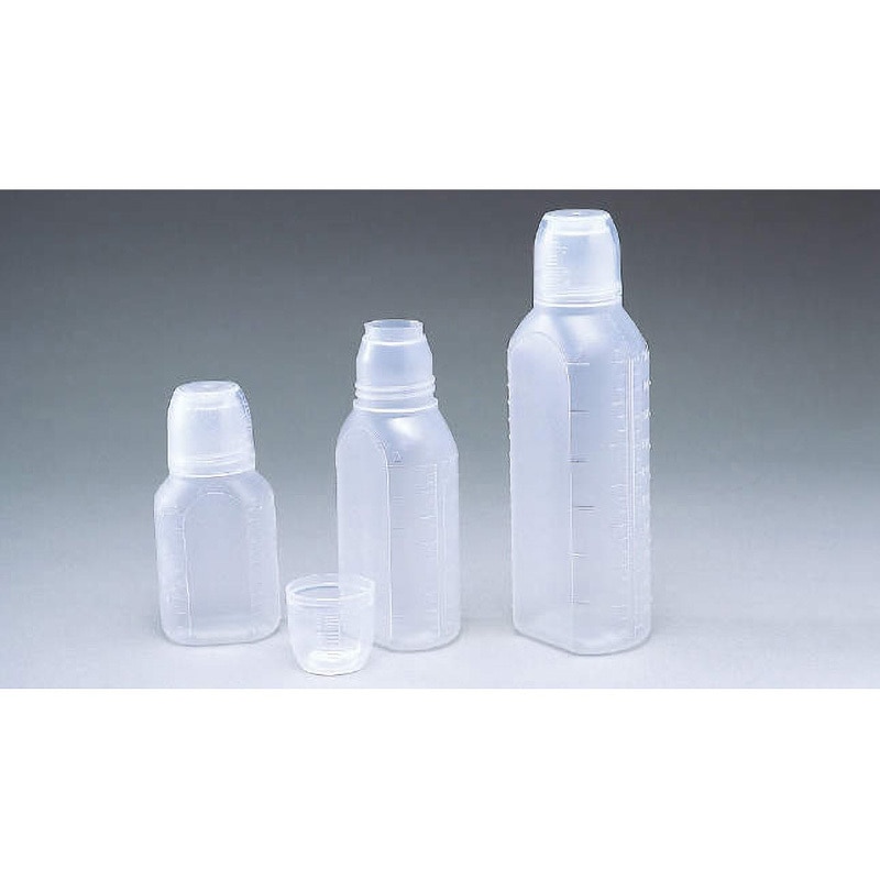 4型投薬瓶 計量カップ付 三商 200mL  1セット(100個) 7,738円