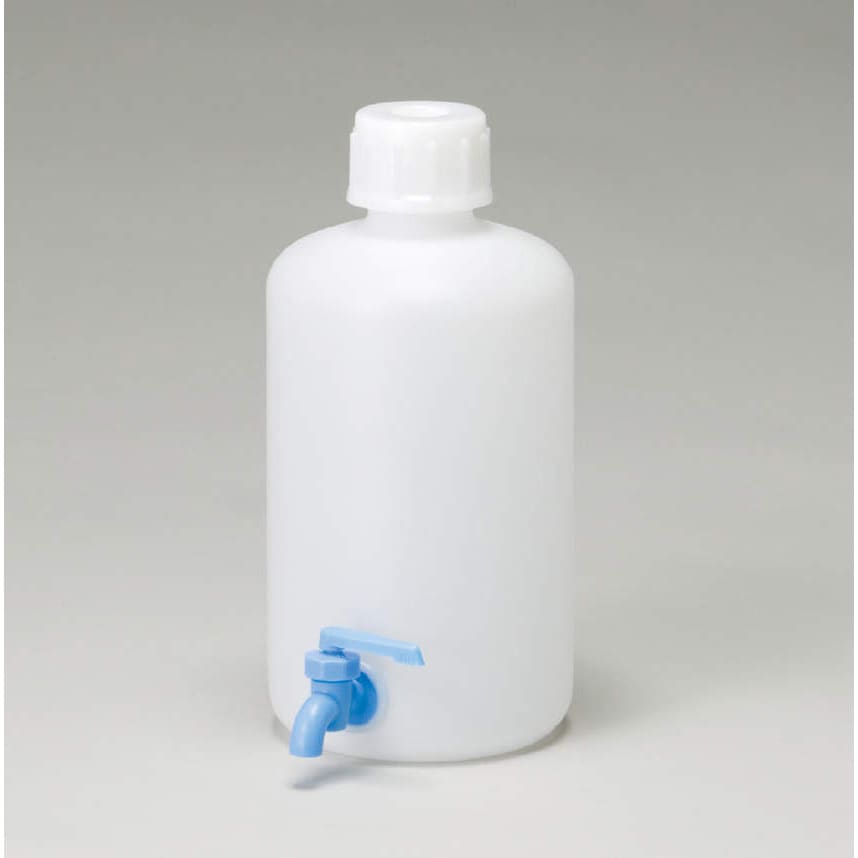 ポリエチレン製細口下口試薬瓶 三商 20L 目盛無  1個