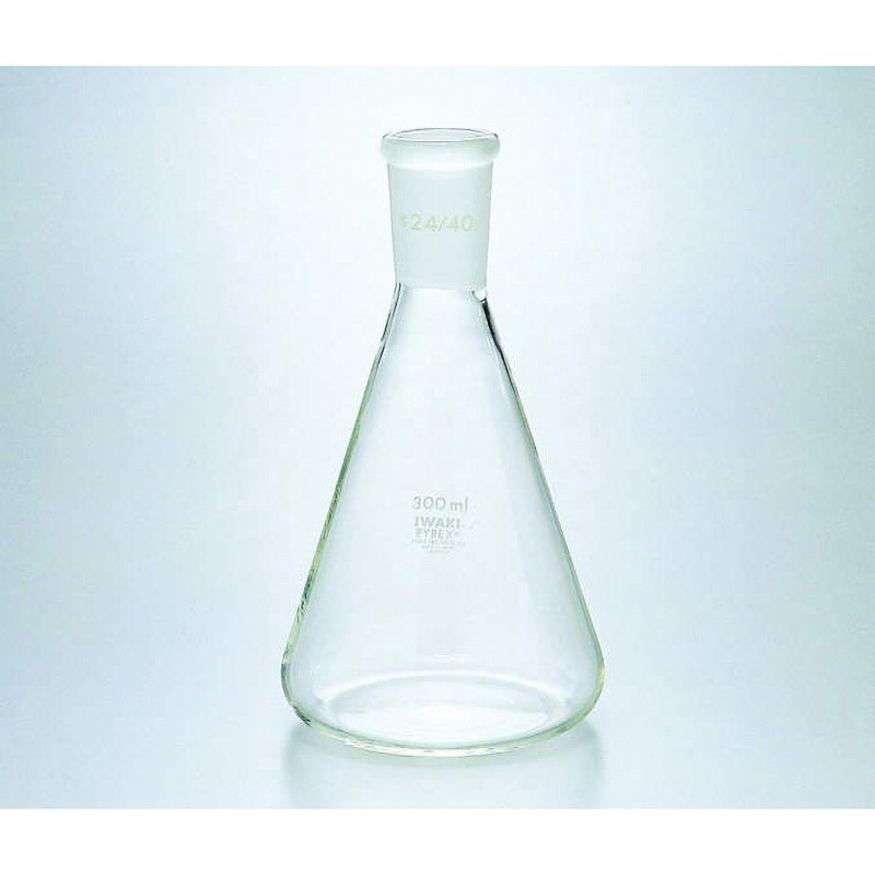 5000FK500-24 共通摺合せ三角フラスコ IWAKI(AGCテクノグラス) 500mL   5000FK500-24