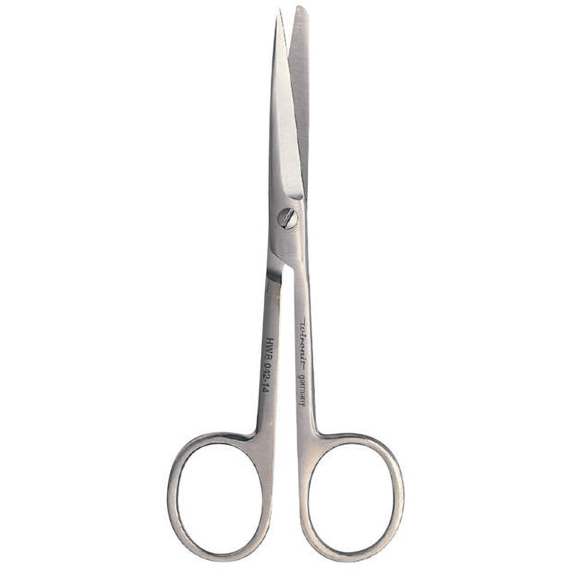 HWB 042-14 研究実験用はさみ ハマー 直剪刀 片尖   HWB 042-14