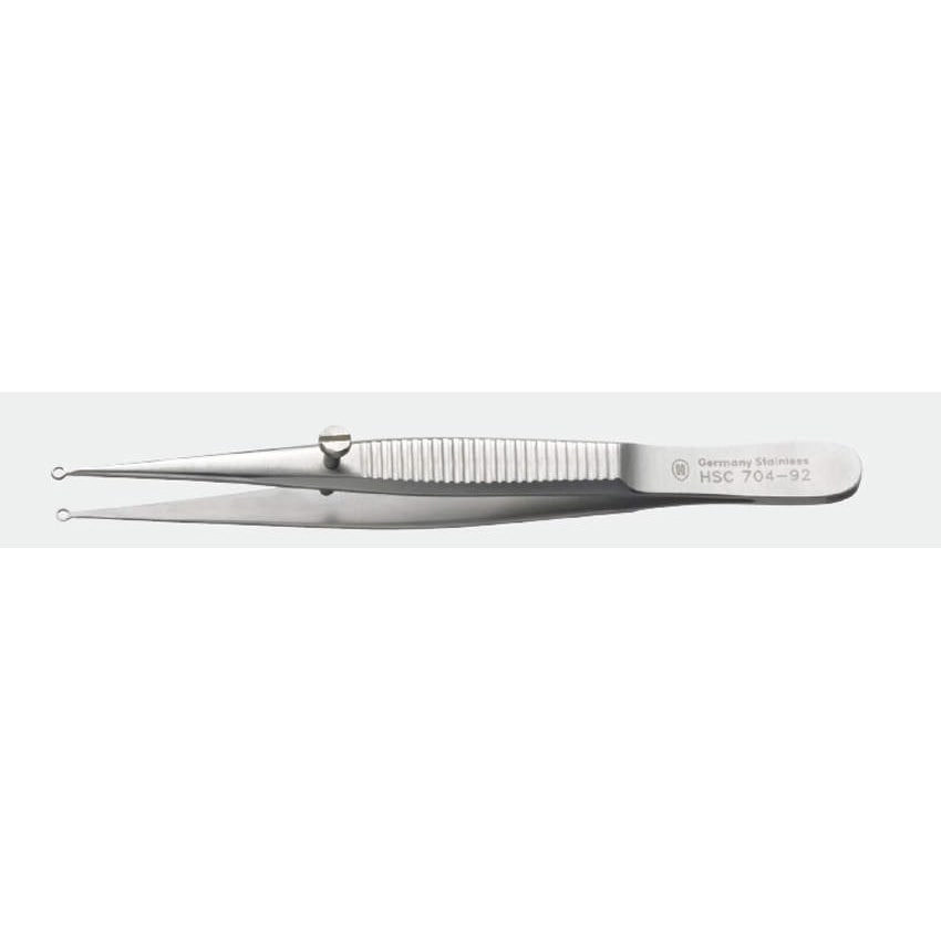 HSC 704-92 研究実験用ピンセット ハマー 材質Germany Stainless(18-8ステンレス製) 全長90mm  HSC 704-92