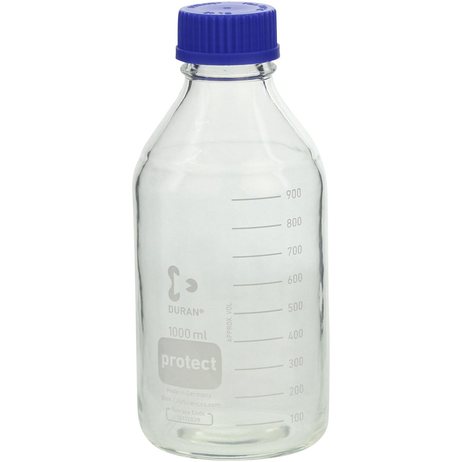 017280-1000A セーフティーコートねじ口びん 青キャップ付 SIBATA(柴田科学) 1000mL  1個