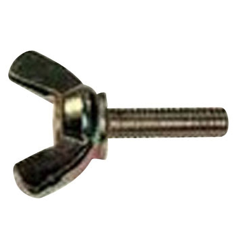 M4×10 冷間蝶ボルト(鉄/ユニクロ)(小箱) 大阪魂 呼びM4長さ10mm 1箱(600個)