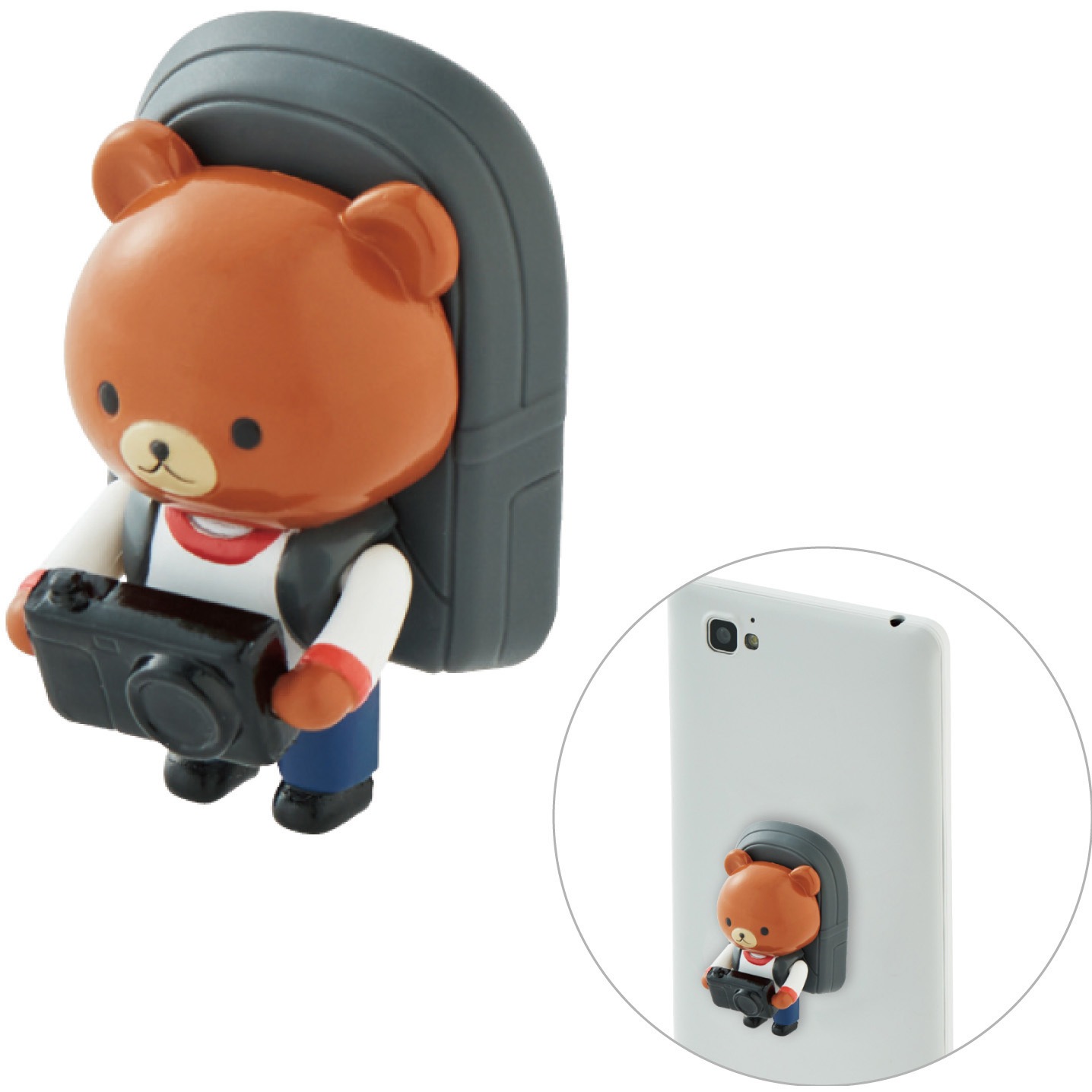 P-STBFCMBEA スマホ用フィンガーフィギュア/ちょいのせフレンズ/カメラ