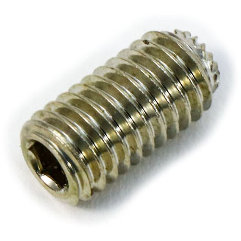 M8×16 六角穴付止めねじ(ホーローセット) ギザスクリュー(鉄/ニッケル