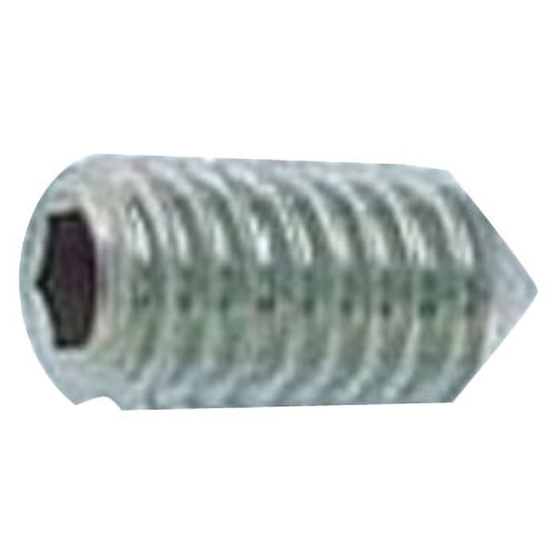 M8×10 六角穴付止めねじ(ホーローセット) とがり先(SUS316L) 大阪魂