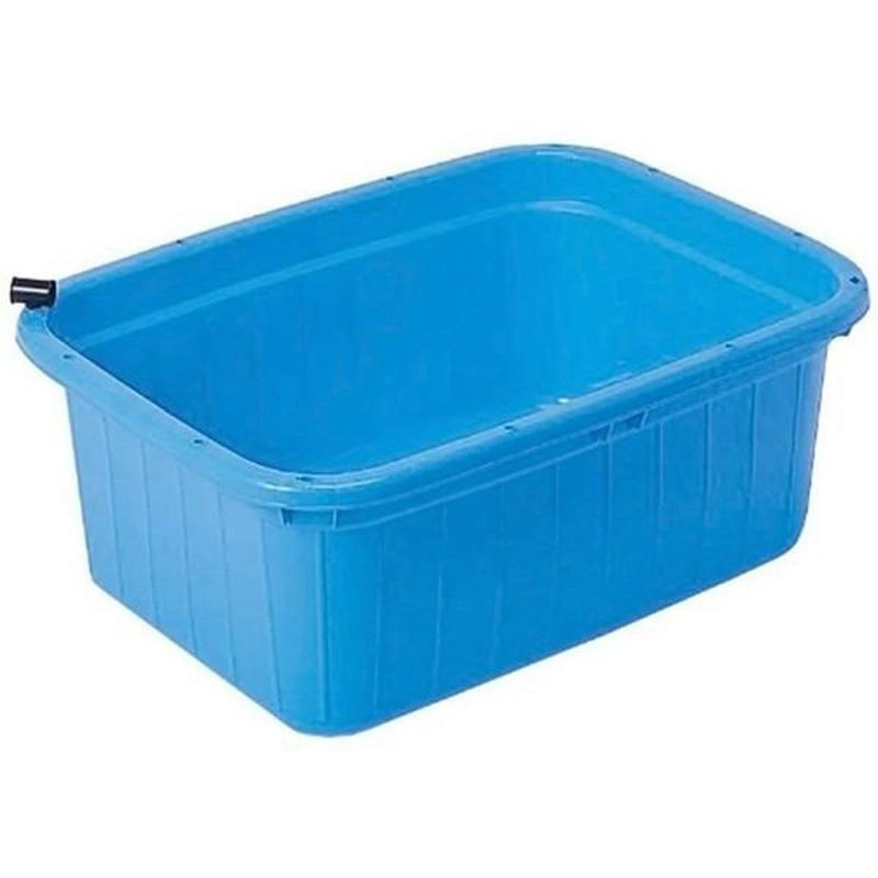 500426 キングタライ角型 サンコープラスチック ブルー色 容量110L