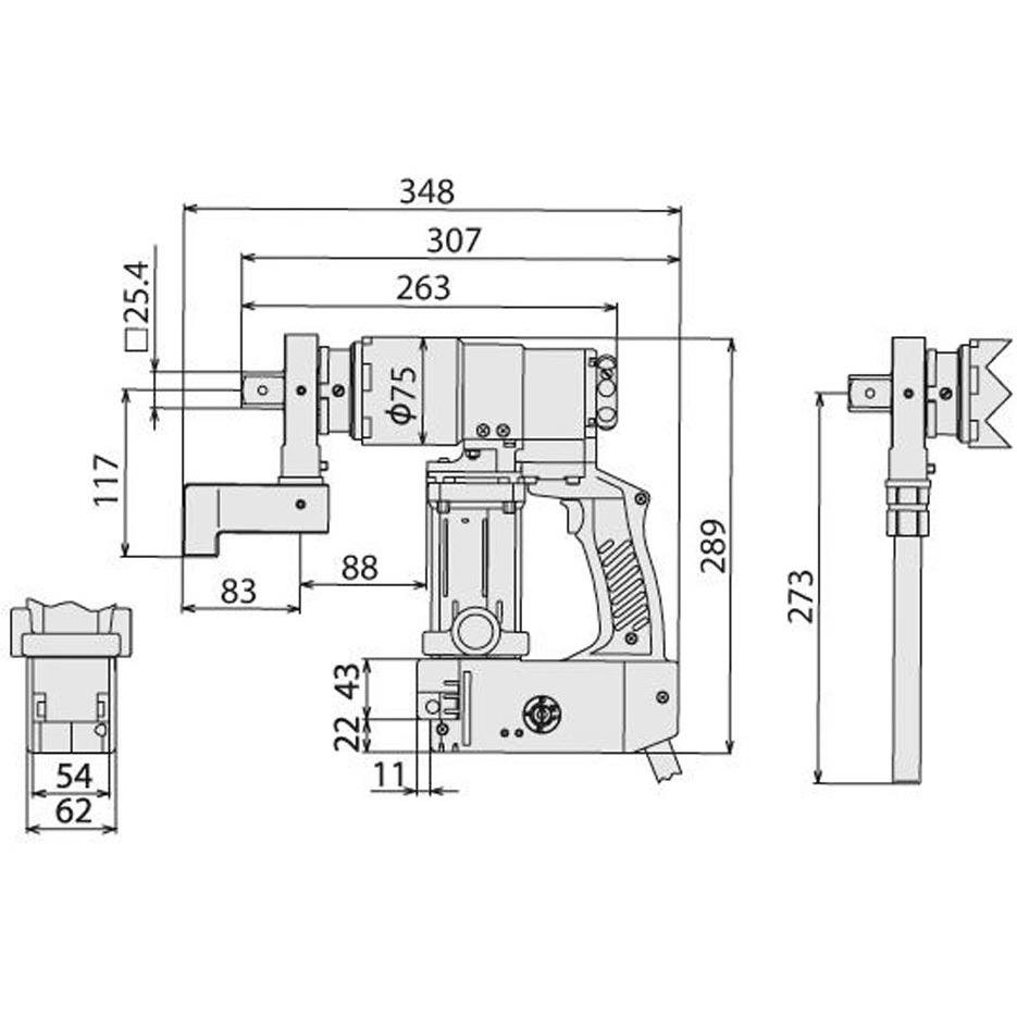 TONE:シンプルトルコン 型式:GST81WT GST81T | 総合工具メーカー、TONE株式会社