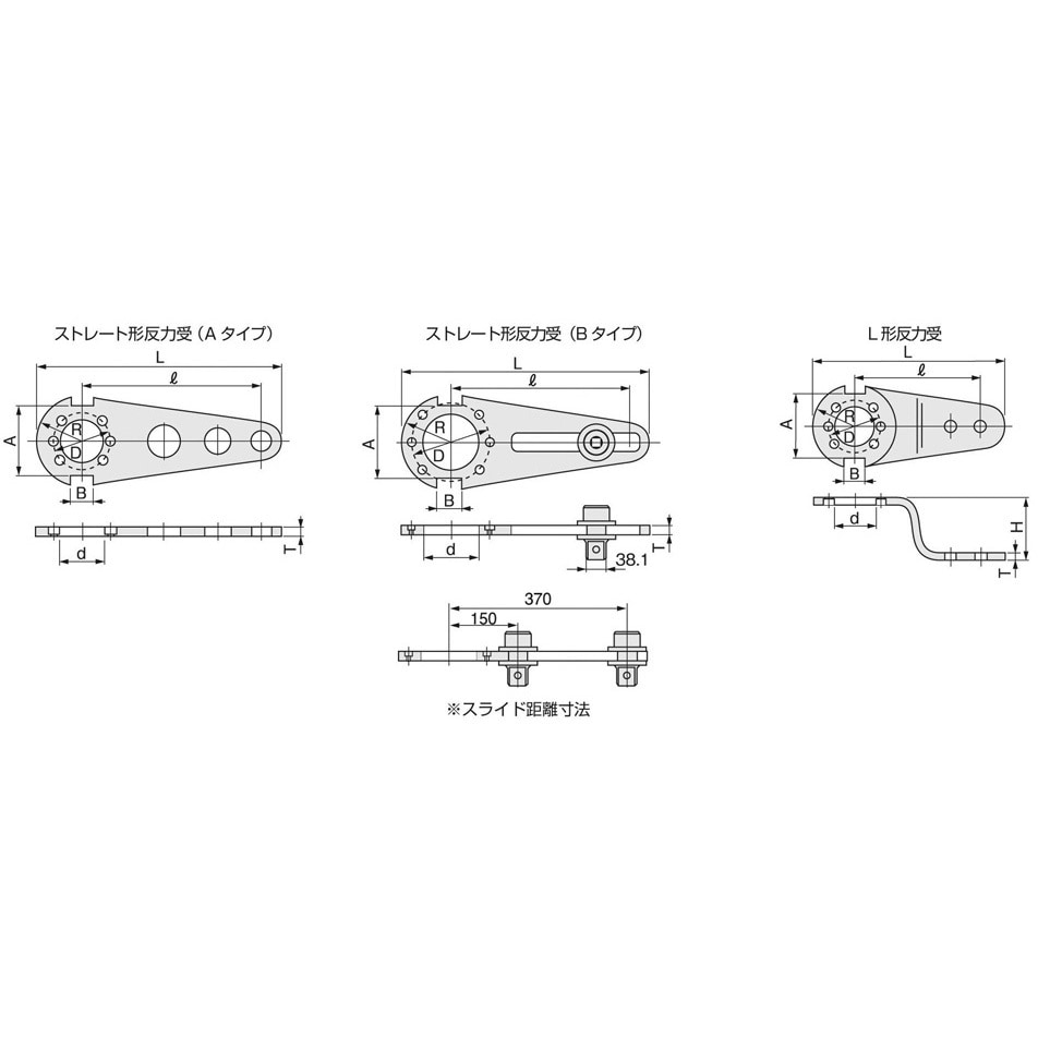 120PH 反力受/強力パワーレンチ用 1個 トネ TONE (前田金属工業