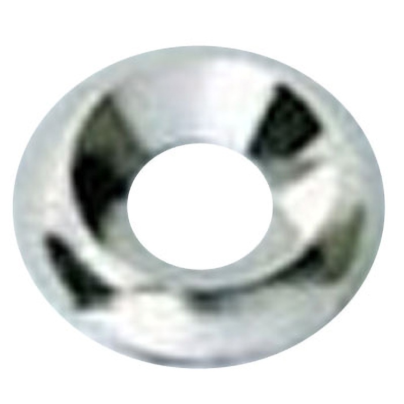 M6×16×3.3 山形座金(ローゼットワッシャー)(黄銅(低カドミ材)/3価ホワイト)(小箱) 大阪魂 呼び寸法M6厚さ3.3mm 1箱(500個)