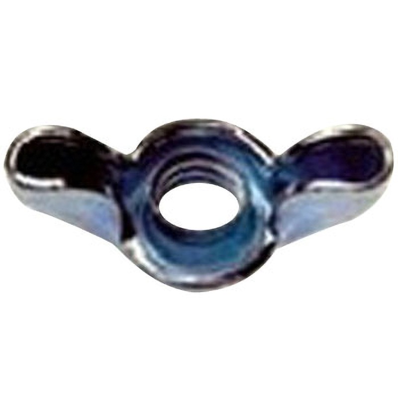 3/16(D=22 プレス蝶ナット 高形 ウィット(鉄/3価ホワイト)(小箱) 大阪魂 ねじの呼びW3/16 1箱(700個)