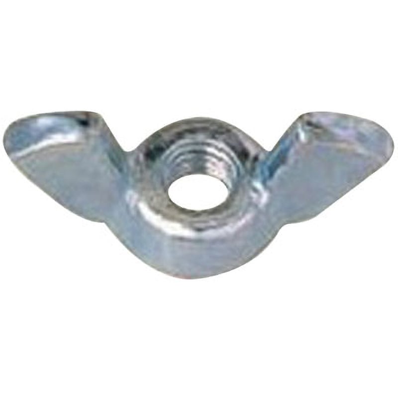 M8 冷間蝶ナット Hタイプ(鉄/3価ホワイト)(小箱) 大阪魂 呼びM8 1箱(250個)