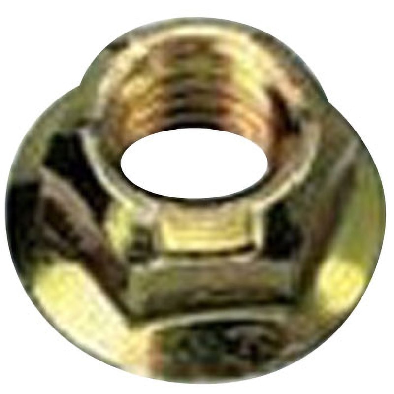 444x8] 01030124□ 8個 ショート フランジナット ゴールドメッキ M6 P1