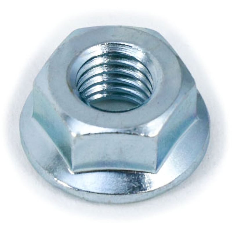 M8 フランジナット セレート無 ツバ大(鉄/ユニクロ)(小箱) 大阪魂 メートル並目 呼びM8 1箱(400個)