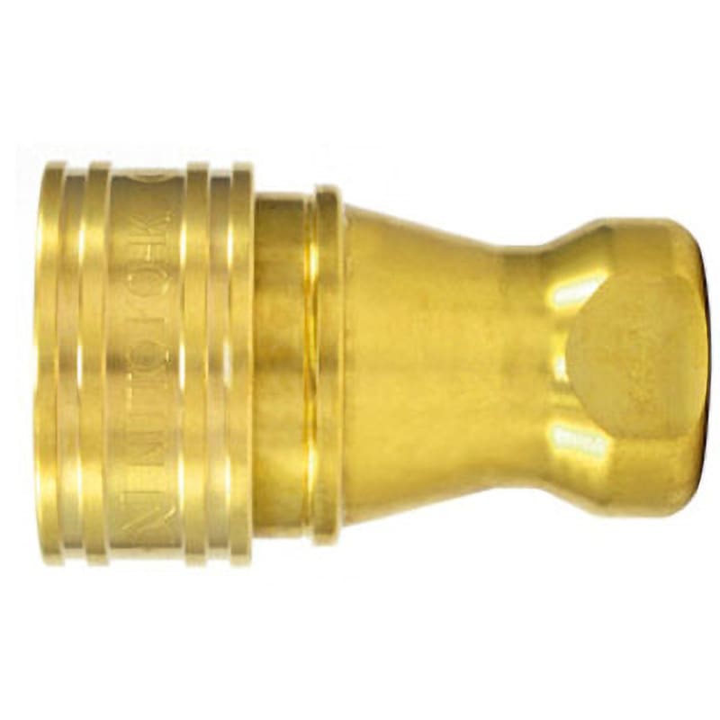 6S-A BRASS EPDM SPカプラTypeA ソケット(真鍮製・EPDMシール) 日東工