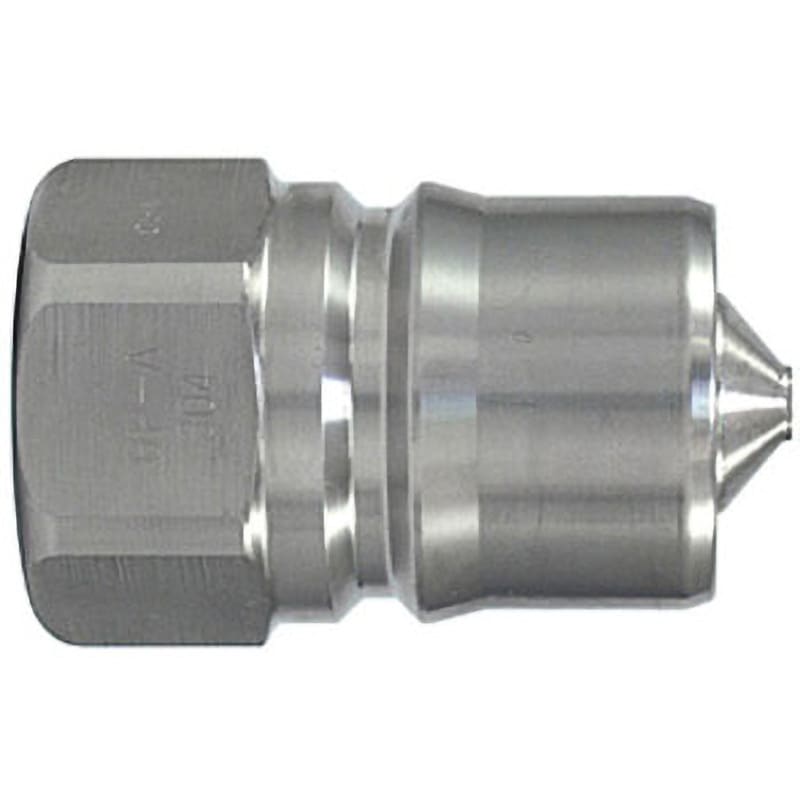 日東工器 SP カプラ TypeA (真ちゅう製・エチレンプロピレンゴム) 16P-A BRASS EPDM (19142) 2S-A-SUS-EPDM | 中圧用 SPカプラ TypeA ソケット（おねじ取付用