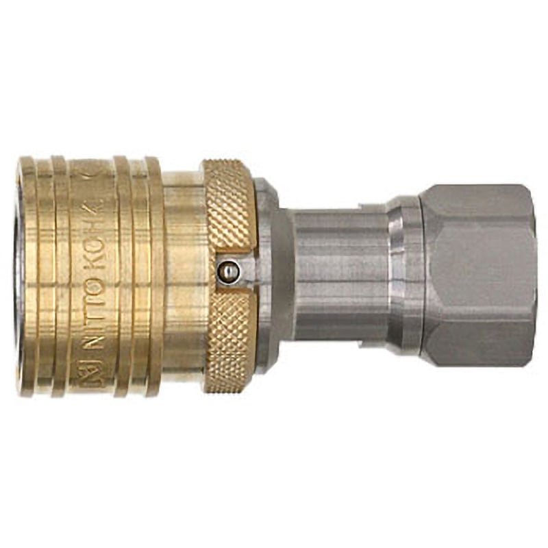 HW-3S-F BRASS FKM 熱水用カプラ 日東工器 最高使用圧力2.0MPa