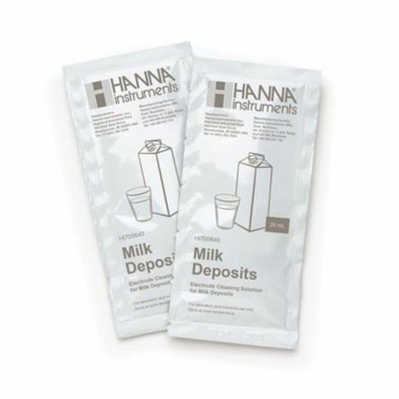 HI 700643P 電極洗浄液 HANNA(ハンナインスツルメンツ・ジャパン) 内容量20mL ヨーグルトの沈着物の除去用   HI 700643P