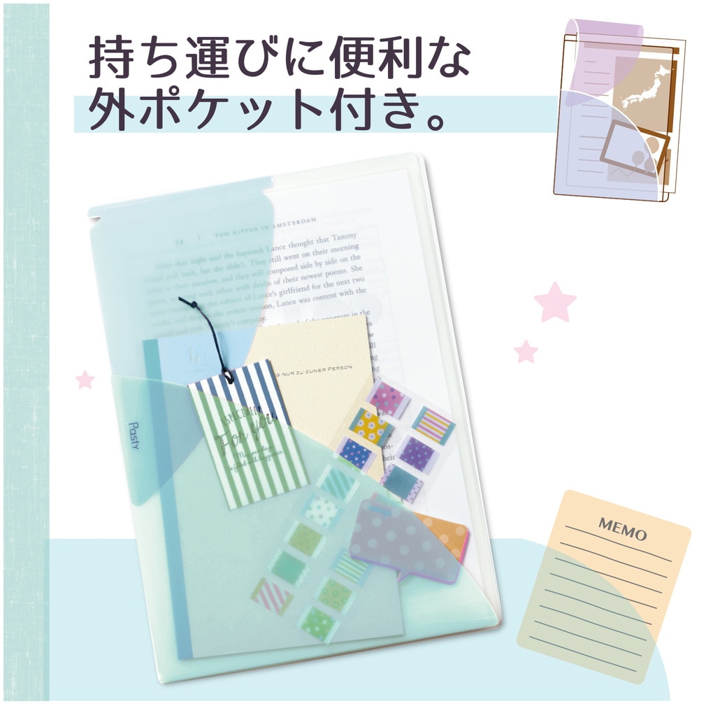 FL-700P4 (98704) Pasty (パスティ) クリアホルダー PLUS(プラス)[文具