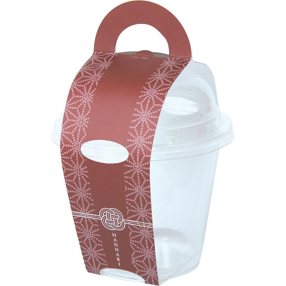 19-630K 花なりカップ大 栗 ヤマニパッケージ 1箱(100枚) 19-630K