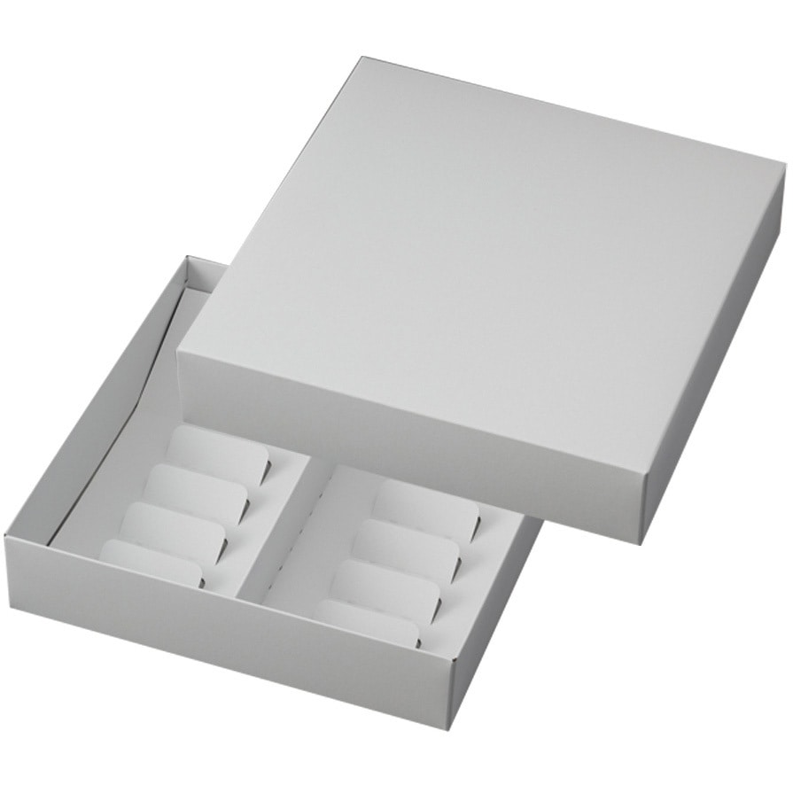 19-1311 しろぎふと 中 ヤマニパッケージ 寸法240×235×50Hmm 1箱(100枚) 19-1311 11,085円