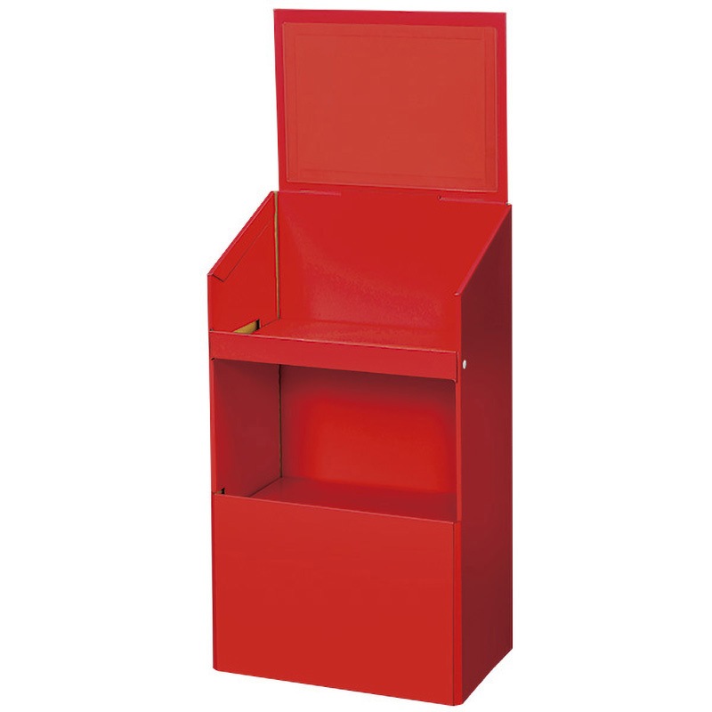 ワンタッチ什器(2段タイプ 赤無地) 1個 アルファ[販促] 【通販モノタロウ】