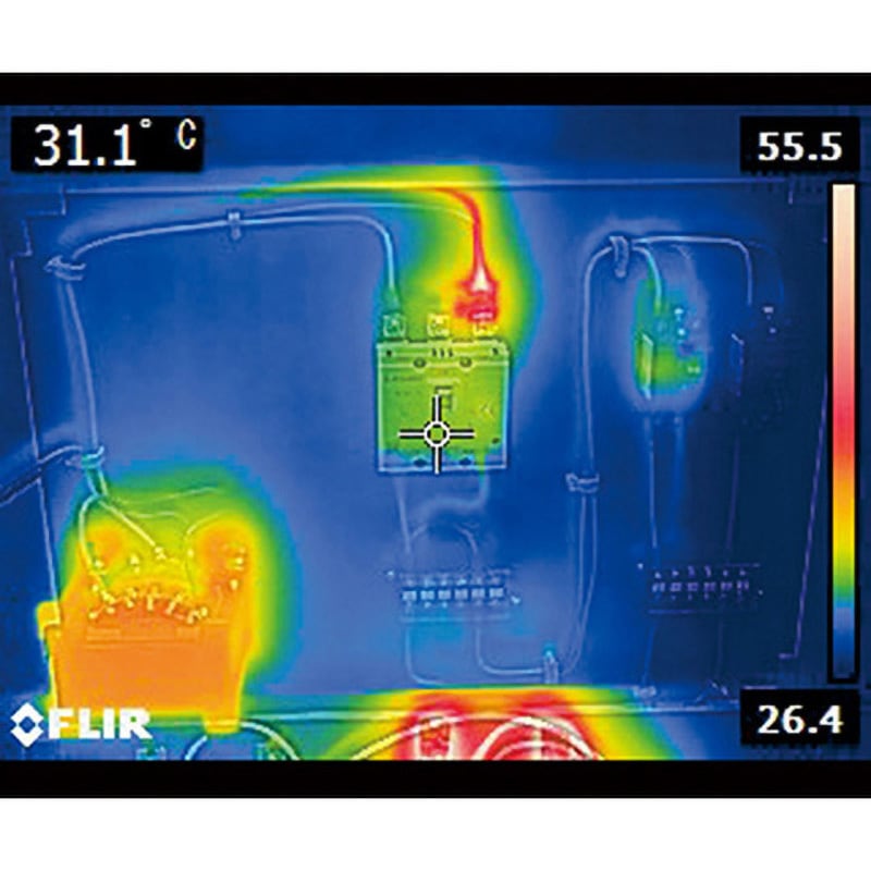 C2 【レンタル】サーモグラフィカメラ C2 Flir(フリアーシステムズ) 寸法125×80×24mm - 【通販モノタロウ】