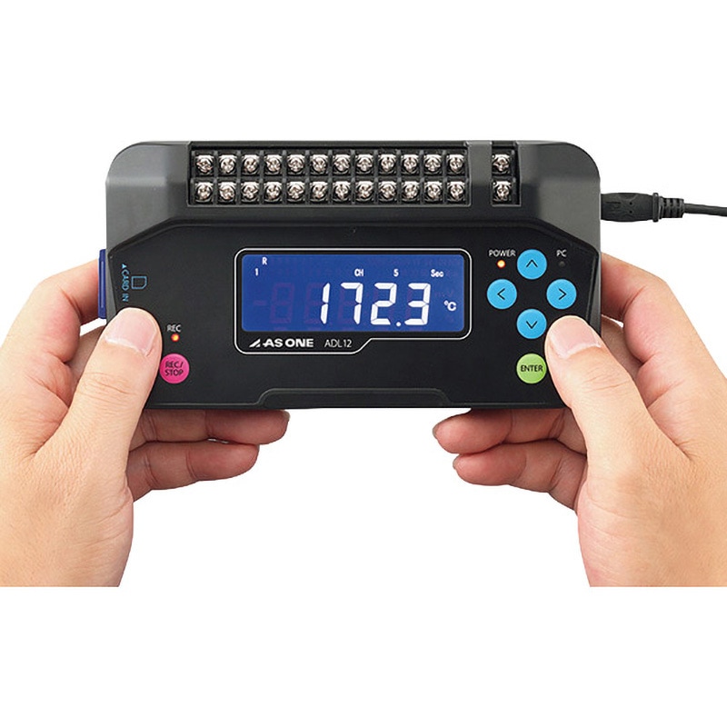 ADL12 【理化学機器レンタルサービス】12CHデータロガー 温度・電圧