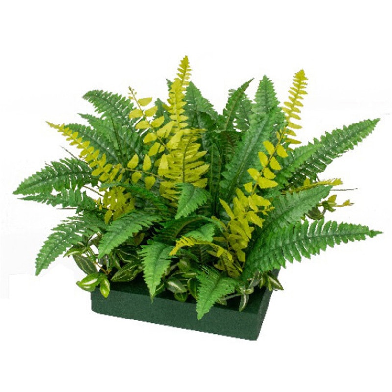GD-216 人工植物 山里セット シダ草 1個 タカショー 【通販モノタロウ】