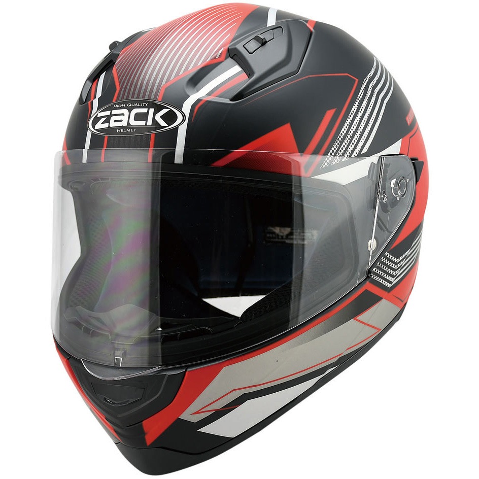 512933 ZF-4 フルフェイス TNK工業(SPEEDPIT) ハーフマッドブラックレッド/ZL色 M(57～58cm)