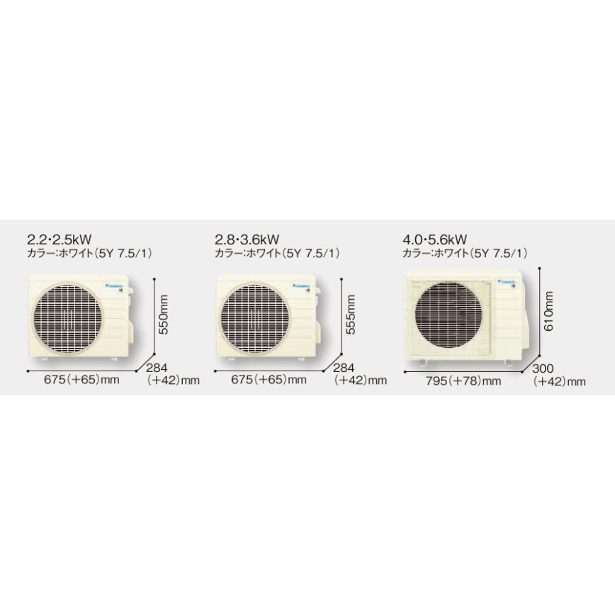 S225ATES-W ルームエアコン(Eシリーズ) 1セット ダイキン工業 【通販