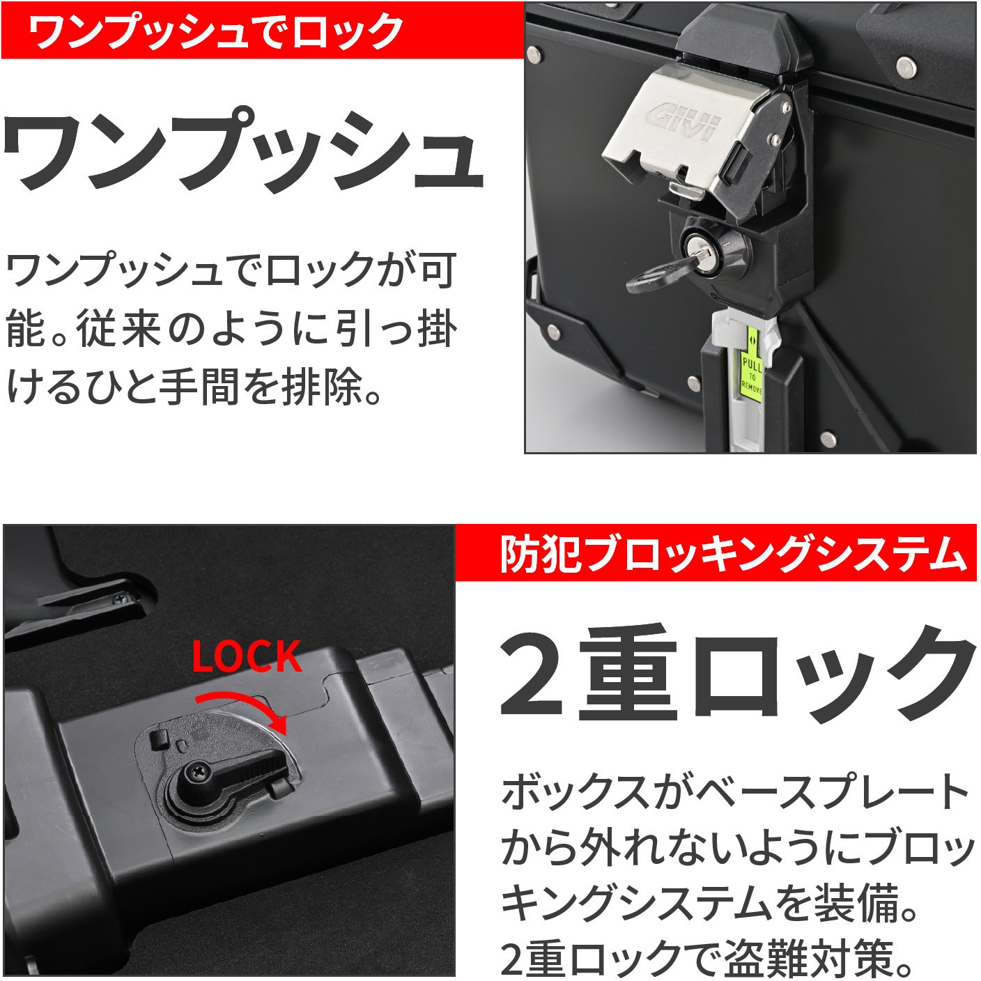 61294 GIVI 42L TREKKER OUTBACK EVOシリーズ 1個 GIVI(ジビ) 【通販 