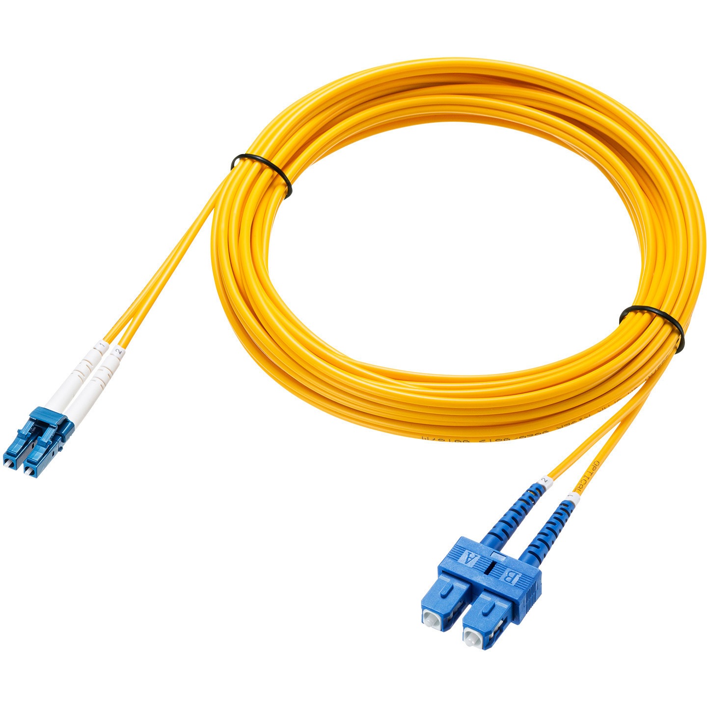 HKB-HLCSC1-03 光ファイバケーブル OS2 補強メガネ型 サンワサプライ 3m   HKB-HLCSC1-03