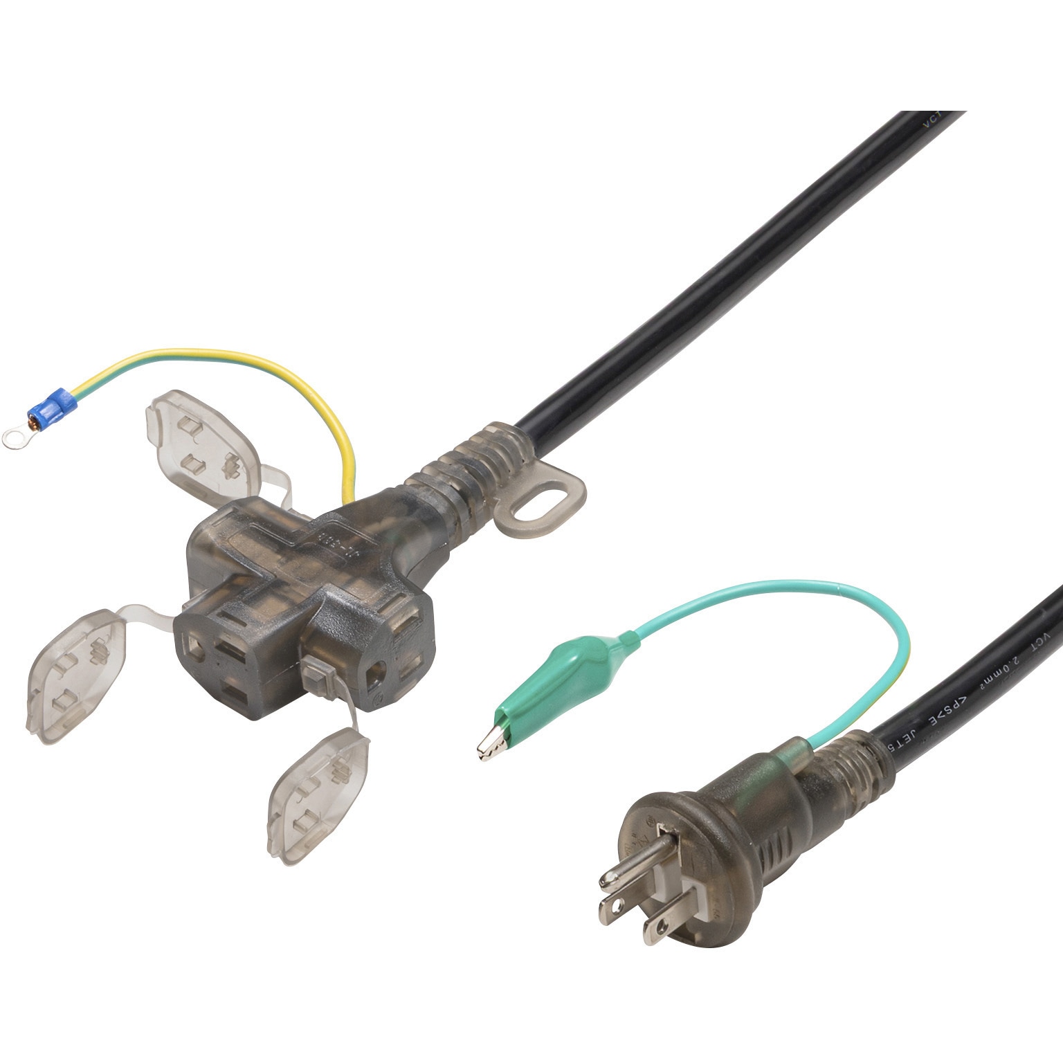 TAP-EX36B-3 電源延長コード サンワサプライ プラグ形状3P&2P - 【通販