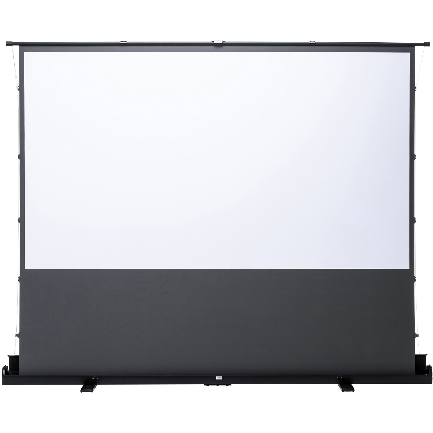 PRS-YPT100HDT プロジェクタースクリーン 床置き式 超短焦点対応 サンワサプライ マット系正面