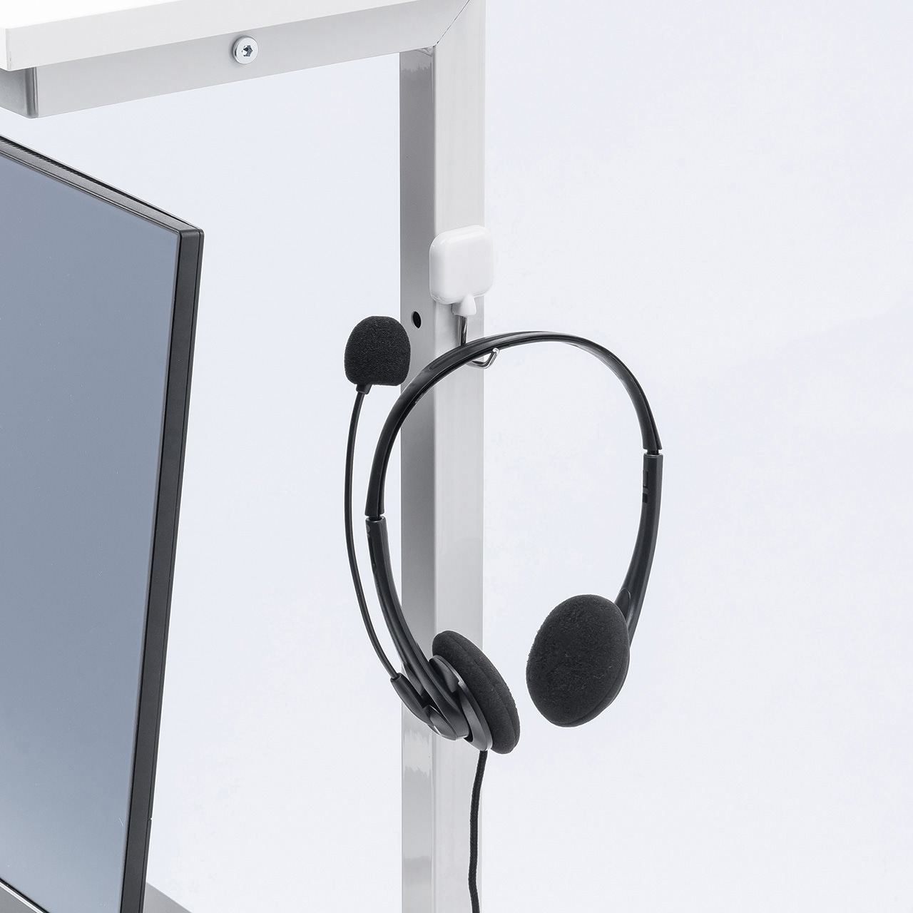 100-DESKF060W ラック シンプルタイプ サンワダイレクト ホワイト   100-DESKF060W