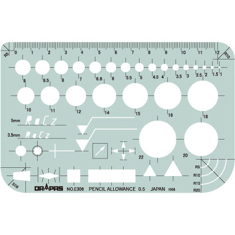 (未使用･未開封品)　ドラパス テンプレート E506 インテリアレイアウト定規 1:50B 31506 sdt40b8 Amazon | ドラパス(Drapas) テンプレート E506 インテリア