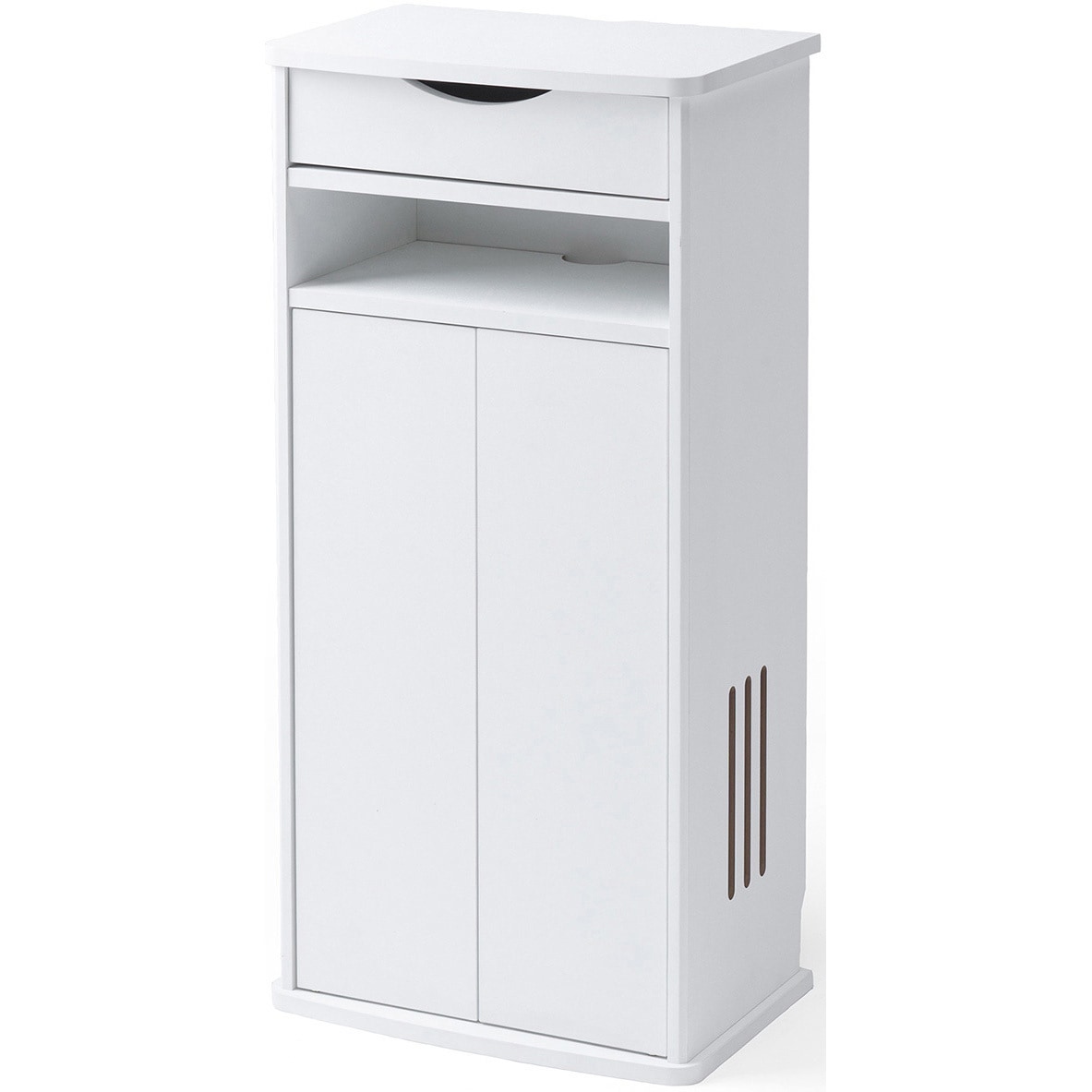 200-CB063W 収納ボックス 電話&FAX置台付き サンワダイレクト 1台 200-CB063W