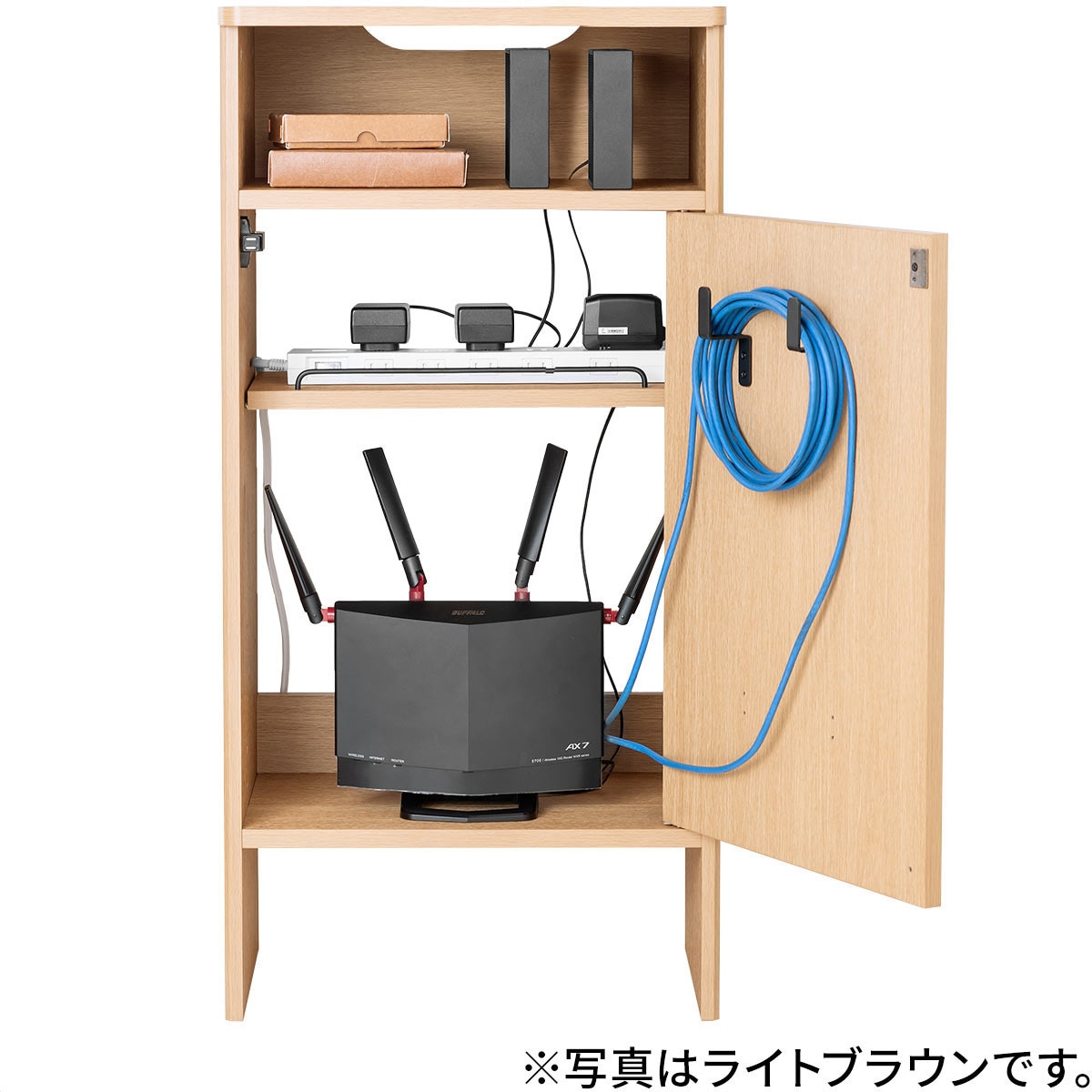 200-CB062DBRM 収納ボックス ロボット掃除機対応 サンワダイレクト 1台