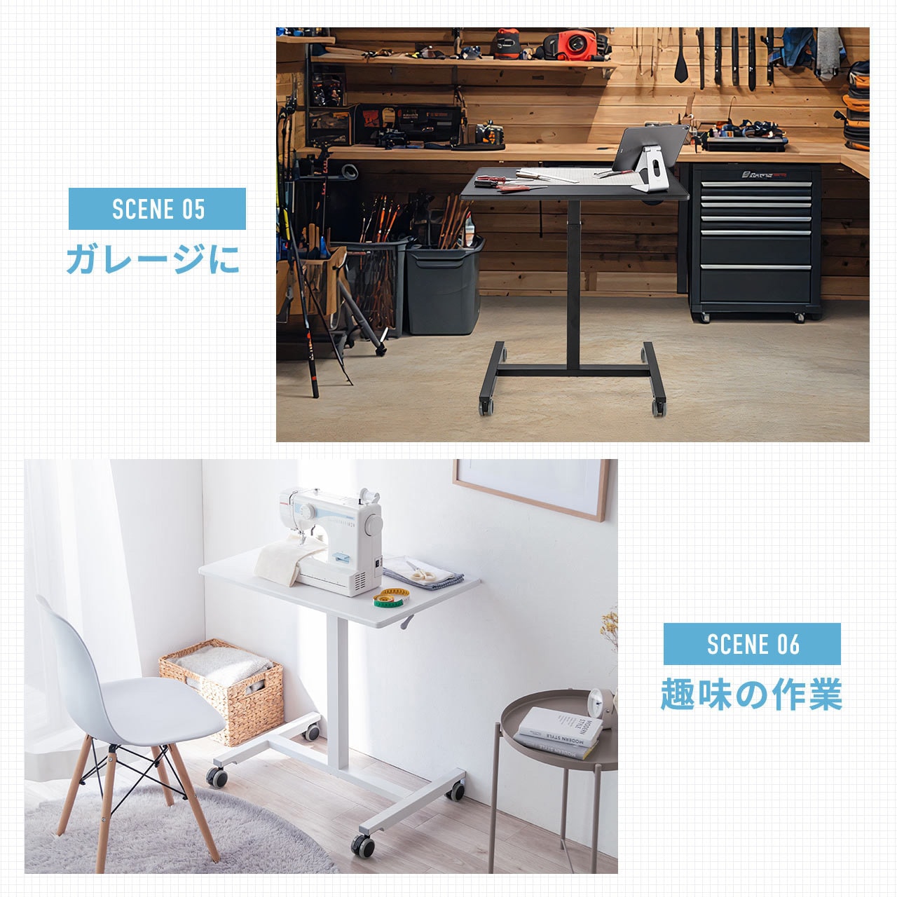 100-ERD047BK デスク ガス昇降 サンワダイレクト 幅750mm奥行500mm高さ