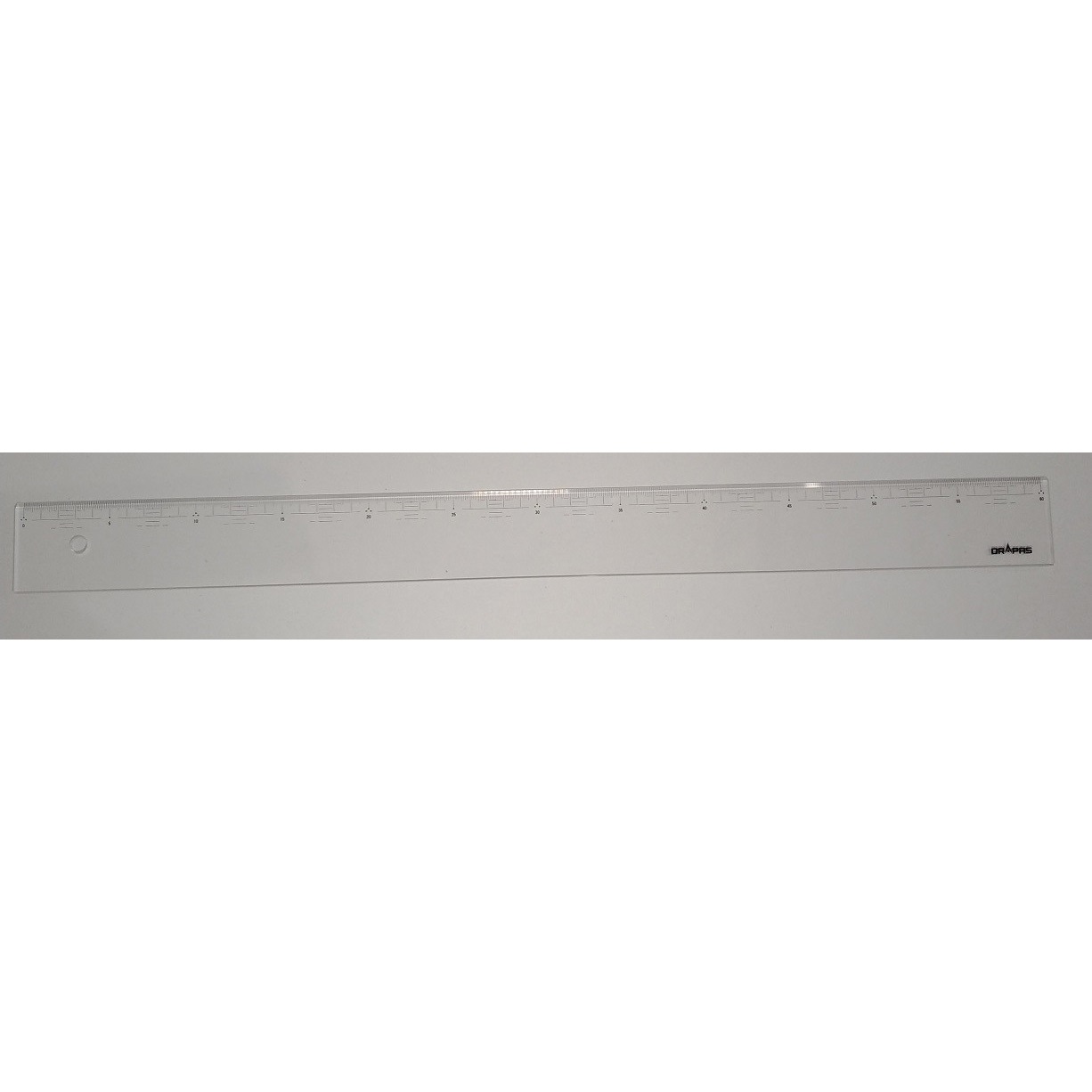 ドラ 長方形 アクリル 60cm 15-260 直定規(目盛付)アクリル製 ドラパス 測定範囲60cm 【通販
