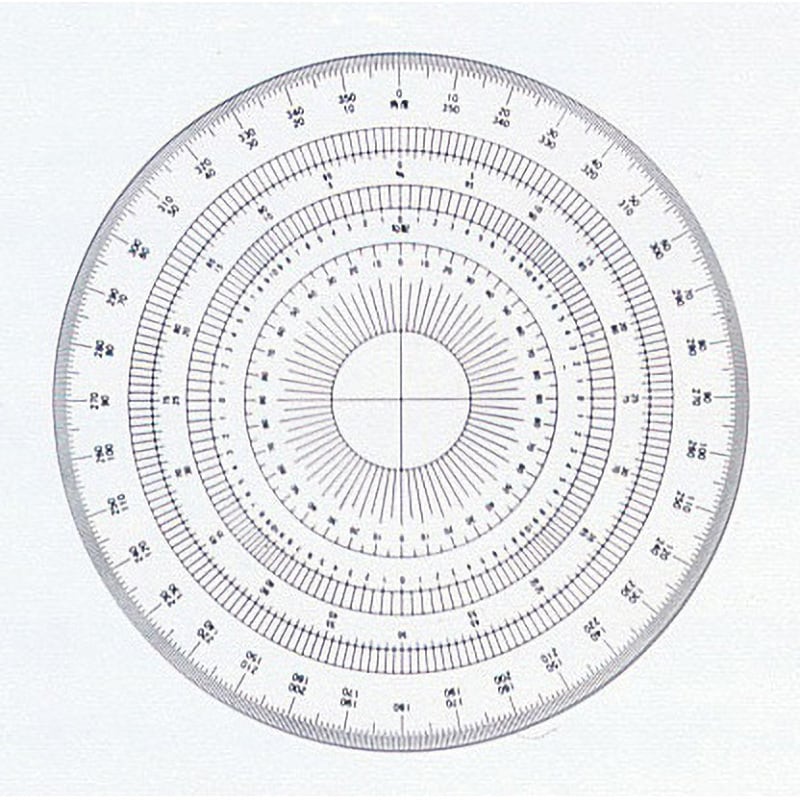 12cm 16-511 全円分度器 1枚 ドラパス 【通販サイトMonotaRO】