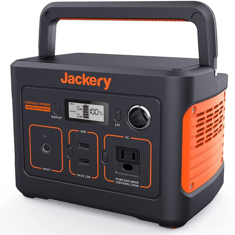 Jackery 400 ポータブル電源 ジャクル 大容量 アウトドア ジャンク JSG-400A Jackery ポータブル電源 400+収納バック S セット Jackery