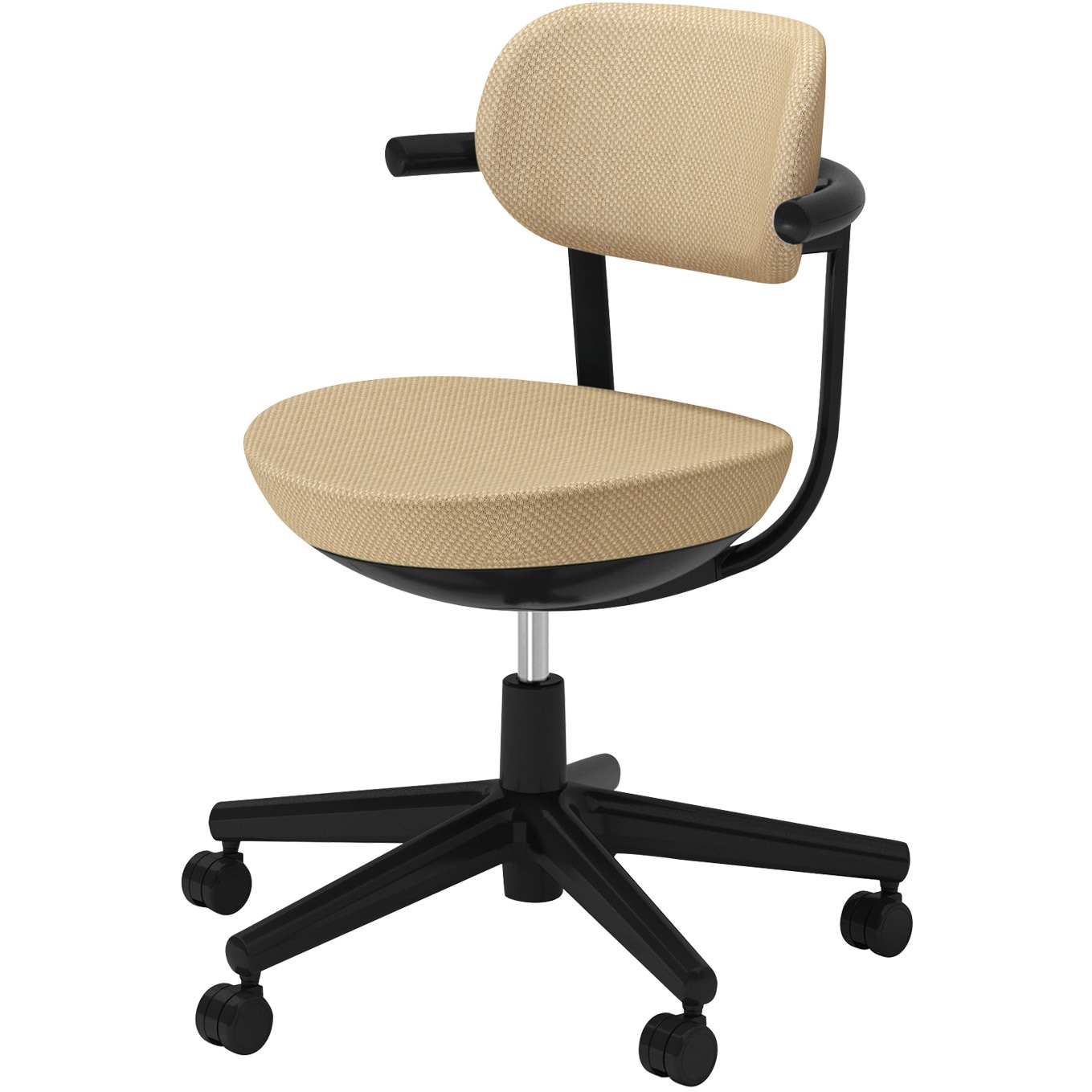 C07-B11CU-BK1K1K1 オフィスチェアー パロ 背クッション スタンダードタイプ(配送・組立サービス付き) コクヨ ポリウレタン巻きキャスター 肘掛あり 38,987円