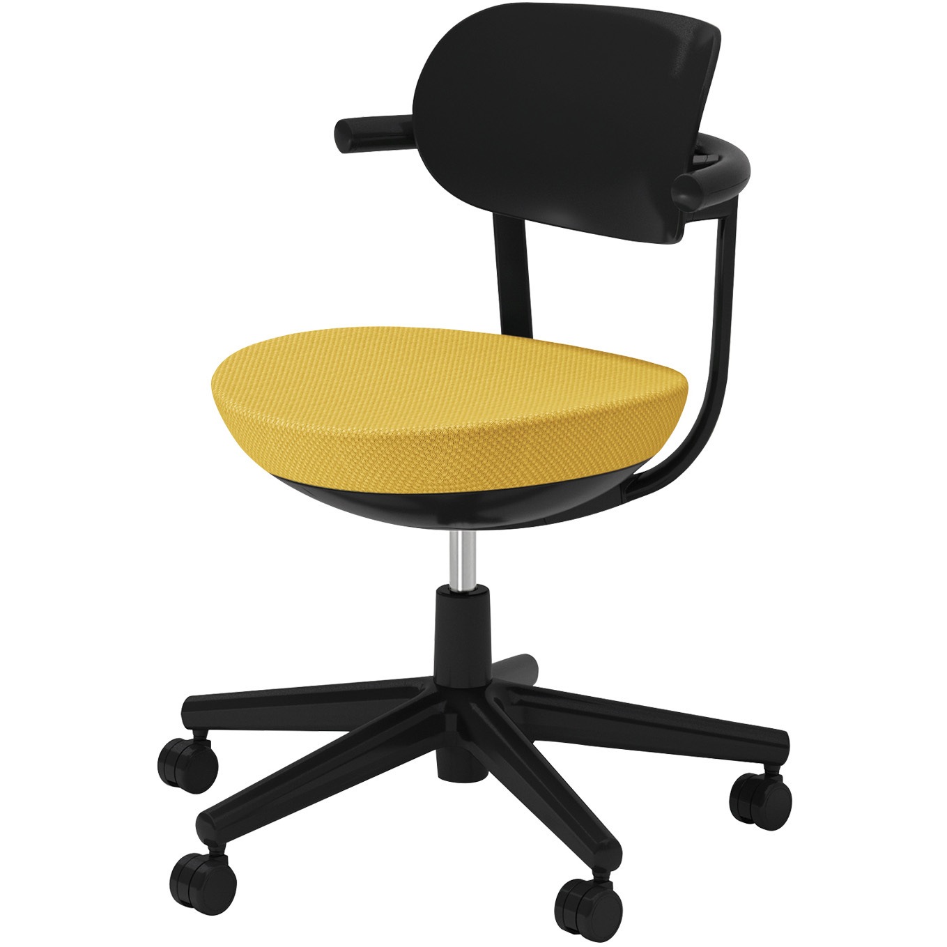 C07-B11JU-BK1SBK1 オフィスチェアー パロ 背樹脂タイプ(配送・組立サービス付き) コクヨ ポリウレタン巻きキャスター 肘掛あり